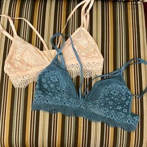 Victoria secret lace bralettes